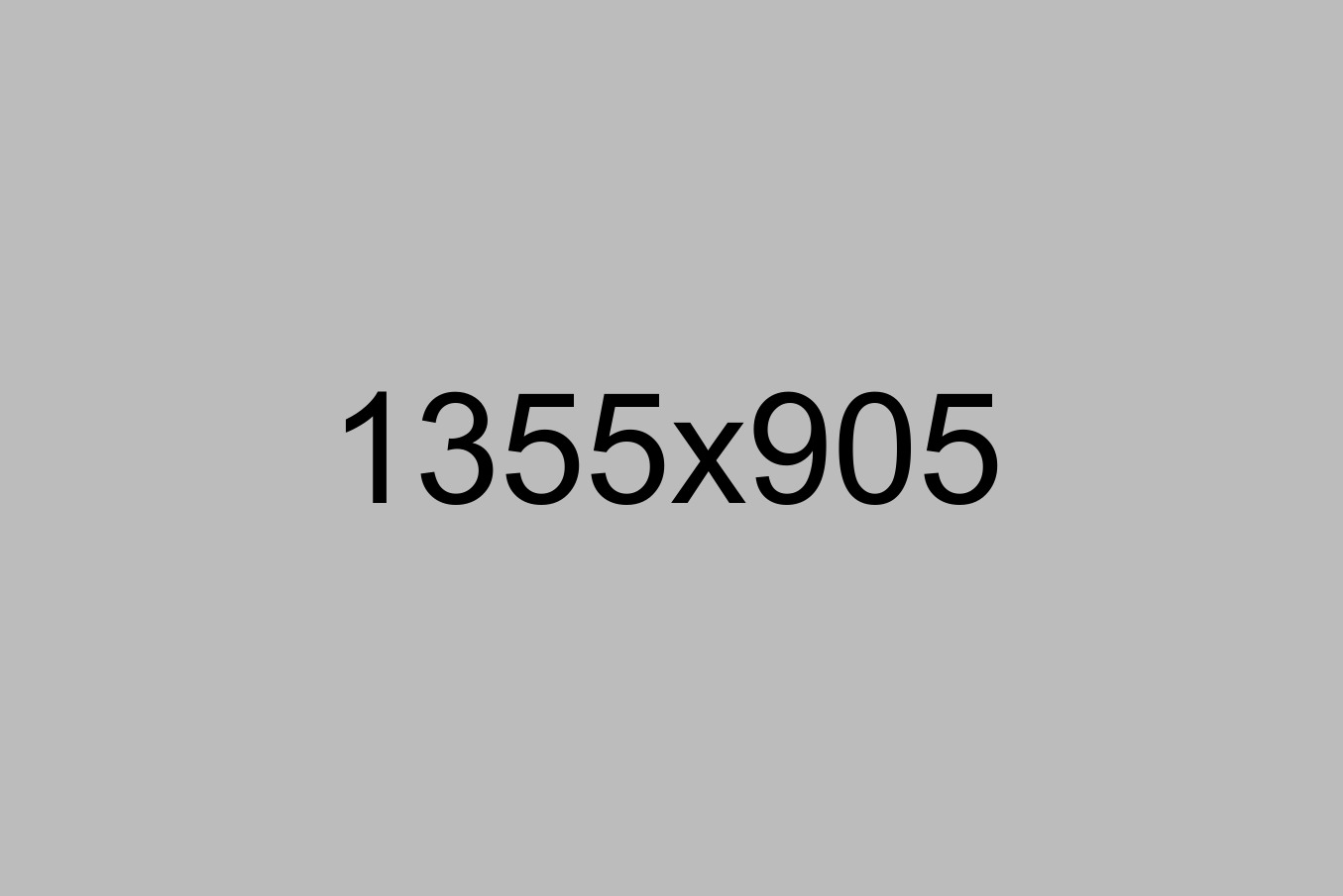A gray background with the number 1 3 5 5 x 9 0 5.